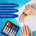 Восковые мелки утолщенные BRAUBERG, НАБОР 6 цветов, на масляной основе, яркие цвета, 222969 222969