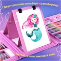Набор ЮНОГО ХУДОЖНИКА "Единорог" для рисования и творчества с мольбертом ПИФАГОР, 208 предметов, 664631 664631
