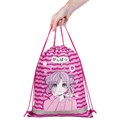 Мешок для обуви BRAUBERG KIDS, светоотражающая полоса, 46х36 см, "Anime style", 272391 272391