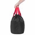 Рюкзак спортивный мешок HEIKKI PACK (ХЕЙКИ), 2 отделенения, увеличенный объем, 40х35 см, черно-красный, 272420 272420