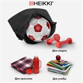 Рюкзак спортивный мешок HEIKKI PACK (ХЕЙКИ), 2 отделения, увеличенный объем, 40х35 см, черный, 272419 272419