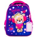 Ранец BRAUBERG FIT, 2 отделения, "Smiling bear", 3D-панель, 38х27х14 см, 270614 270614