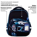 Ранец BRAUBERG FIT, 2 отделения, "Super car", 38х27х14 см, 272024 272024