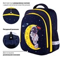 Ранец BRAUBERG KIDS STANDARD, 2 отделения, "Spaceman", СВЕТЯЩИЙСЯ, 36х28х14 см, 271384 271384