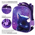 Ранец BRAUBERG PREMIUM, 2 отделения, с брелоком, "Anime cat", 38х29х16 см, 272017 272017