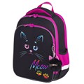 Ранец BRAUBERG QUADRO, 3 отделения, с брелоком, "Black cat", 37х28х18 см, 271358 271358