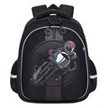 Ранец GRIZZLY анатомическая спинка, c бейджем, для мальчиков, "MOTO RACER", 36х28х20 см, RAz-287-10/1 271202
