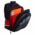 Ранец GRIZZLY анатомическая спинка, c бейджем, для мальчиков, "NIGHT RACE", 36х28х20 см, RAz-287-8/1 272802
