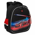 Ранец GRIZZLY анатомическая спинка, с бейджем, для мальчиков, RACER, 36х28х20 см, RAz-487-12/1 272804
