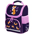 Ранец ПИФАГОР BASIC, 1 отделение, 3 кармана, эргономичная спинка, "Playing foxes", 35х28х18 см, 273136 273136