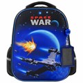 Ранец ЮНЛАНДИЯ LIGHT, 2 отделения, "Space war", 38х29х16 см, 270607 270607