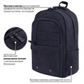 Рюкзак BRAUBERG DELTA универсальный, 2 отделения, холщовый, "Pulse", темно-серый, 44х30х14 см, 225296 225296