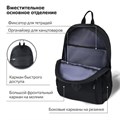 Рюкзак BRAUBERG DYNAMIC универсальный, эргономичный, черный, 43х30х13 см, 270801 270801