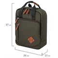 Рюкзак BRAUBERG FRIENDLY универсальный с длинными ручками, хаки, 37х26х13 см, 270091 270091