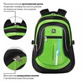 Рюкзак BRAUBERG HIGH SCHOOL универсальный, 3 отделения, "Лайм", черный/салатовый, 46х31х18 см, 225524 225524