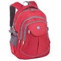 Рюкзак BRAUBERG HIGH SCHOOL универсальный, 3 отделения, "Рассвет", красный, 46х31х18 см, 225522 225522