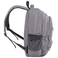 Рюкзак BRAUBERG HIGH SCHOOL универсальный, 3 отделения, "Туман", светло-серый, 46х31х18 см, 270762 270762