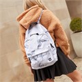 Рюкзак BRAUBERG СИТИ-ФОРМАТ универсальный, "White marble", бело-черный, 41х32х14 см, 229886 229886