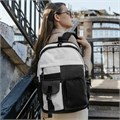 Рюкзак HEIKKI BLOCKS (ХЕЙКИ) универсальный, 2 отделения, черный/серый/белый, 44х32х17 см, 272563 272563