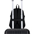 Рюкзак HEIKKI CHOICE (ХЕЙКИ) универсальный, 2 отделения, багажная лента, черный, 42х32х13 см, 272537 272537