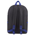 Рюкзак STAFF TRIP универсальный, 2 кармана, черный с синими деталями, 40x27x15,5 см, 270786 270786