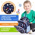 Рюкзак BRAUBERG KIDS PLAY детский, 1 отделение, 3 кармана, "In space", 29х23х12 см, 272051 272051
