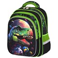 Рюкзак BRAUBERG KIDS FLOSSY, 2 отделения, 3 кармана, "Galaxy Dino", 3D-панель, 40х28х18 см, 273182 273182