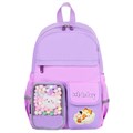 Рюкзак BRAUBERG PASTEL с термонашивками в комплекте, "Not today", сиреневый, 40х29х14 см, 273127 273127