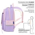 Рюкзак BRAUBERG SNAP, 2 отделения, 3 кармана, "Delicate lilac", 39х28х16 см, 272068 272068