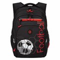 Рюкзак GRIZZLY школьный, анатомическая спинка, 2 отделения, для мальчиков, FOOTBALL, 38х26х20 см, RB-350-1/1 272849