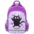 Рюкзак ПИФАГОР SCHOOL, 1 отделение, 3 кармана, "Falling cat", 38x28х14 см, 272082 272082
