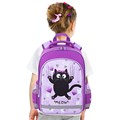 Рюкзак ПИФАГОР SCHOOL, 1 отделение, 3 кармана, "Falling cat", 38x28х14 см, 272082 272082