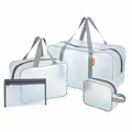 Сумки в роддом прозрачные матовые, НАБОР 3 шт.+1 шт. в подарок, 200 мкм ОСОБО ПЛОТНЫЕ, DASWERK, 608536 608536