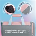 Сумка для занятий спортивная ЮНЛАНДИЯ с отделением для обуви, 40х22х20 см, пастельный, 272381 272381