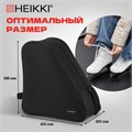 Сумка для коньков и роликов HEIKKI HOBBY (ХЕЙКИ) с ручкой, черная, 38x40x20 см, 272625 272625