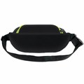 Сумка на пояс BRAUBERG RIO, карман, регулируемый ремень, черная, салатовые детали, 30х12x10 см, 270823 270823