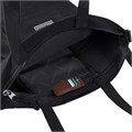 Сумка шоппер HEIKKI EQUIP (ХЕЙКИ), канвас, карман для бутылки, 38х35 см, черный, 272442 272442
