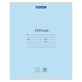 Тетрадь 18 л. BRAUBERG КЛАССИКА NEW клетка, обложка картон, СИНЯЯ, 105699 105699
