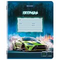 Тетрадь 18 л. BRAUBERG, клетка, обложка картон, SPORT CARS, 107298 107298
