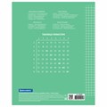 Тетрадь 24 л. BRAUBERG ЭКО "5-КА", клетка, обложка плотная мелованная бумага, ЗЕЛЕНАЯ, 403003 403003