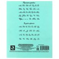 Тетрадь ЗЕЛЁНАЯ обложка 12 л., косая линия с полями, офсет, "ПЗБМ", 19971 106273