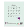 Тетрадь УЧУСЬ ПИСАТЬ № 5 12 л. узкая линия, со справочным материалом, обложка картон, ЮНЛАНДИЯ, 404850 404850