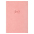 Тетрадь 48 л. в клетку обложка кожзам под замшу, сшивка, A5 (147х210мм), РОЗОВЫЙ, BRAUBERG CAPRISE, 403857 403857