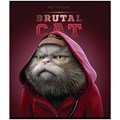 Тетрадь А5 48 л., ПЗБМ, скоба, клетка, конгрев, TWIN-лак, "Брутальные коты" (5 видов), 27391 405008