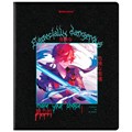 Тетрадь А5, 48 л. BRAUBERG, скоба, клетка, глянцевый лак, "Anime" (микс в спайке), 404348 404348