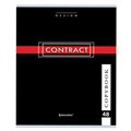 Тетрадь А5, 48 л., BRAUBERG скоба, клетка, обложка картон, "CONTRACT", 400519 400519