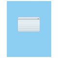 Тетрадь А5, 48 л., HATBER-ECO скоба, офсет №2 ЭКОНОМ, клетка, обложка мелованная бумага, "Голубая", 075742, 48Т5D1_27730 404486