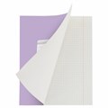 Тетрадь А5, 48 л., HATBER-ECO скоба, офсет №2 ЭКОНОМ, клетка, обложка мелованная бумага, "Фиолетовая", 075727, 48Т5D1_27728 404488