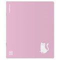 Тетрадь обложка пластик, А5, 48 л., скоба, клетка, ERICH KRAUSE, "Brave cats" (микс в спайке), 61955 405265