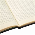Тетрадь А5 (168х208 мм), 80 л., сшивка, клетка, под кожу, бумага 70 г/м2, фольга, BRAUBERG VISTA, "Avocado", 403919 403919